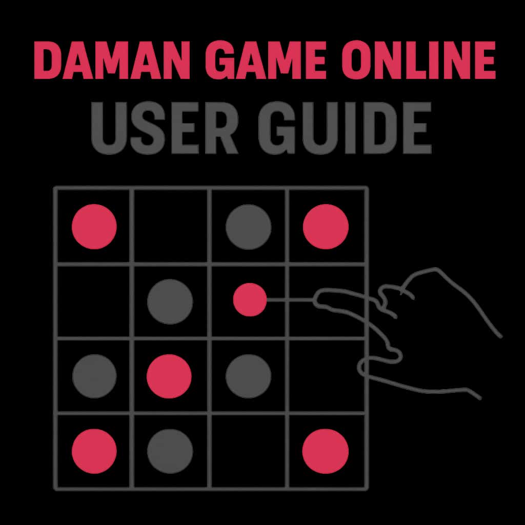 Illustration explaining the Daman Game Online User Guide topics.