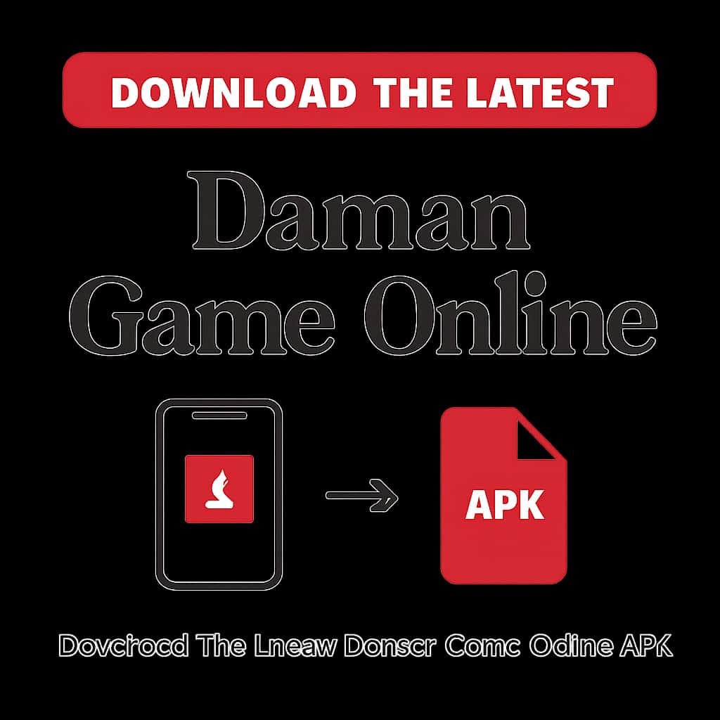 Illustration for installation steps of Daman Game Online APK.