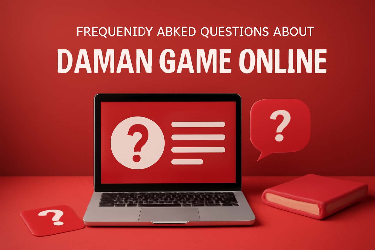 A visualization depicting the FAQs about Daman Game Online.